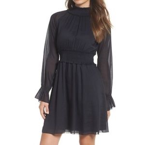 Chelsea28 Smocked Long Sleeve Dress, S